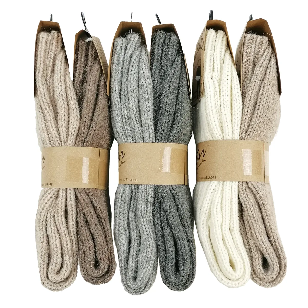Alpaca sokker 2 par størrelse 39-42 - Strømper og bælter - 4047445332682 - 1