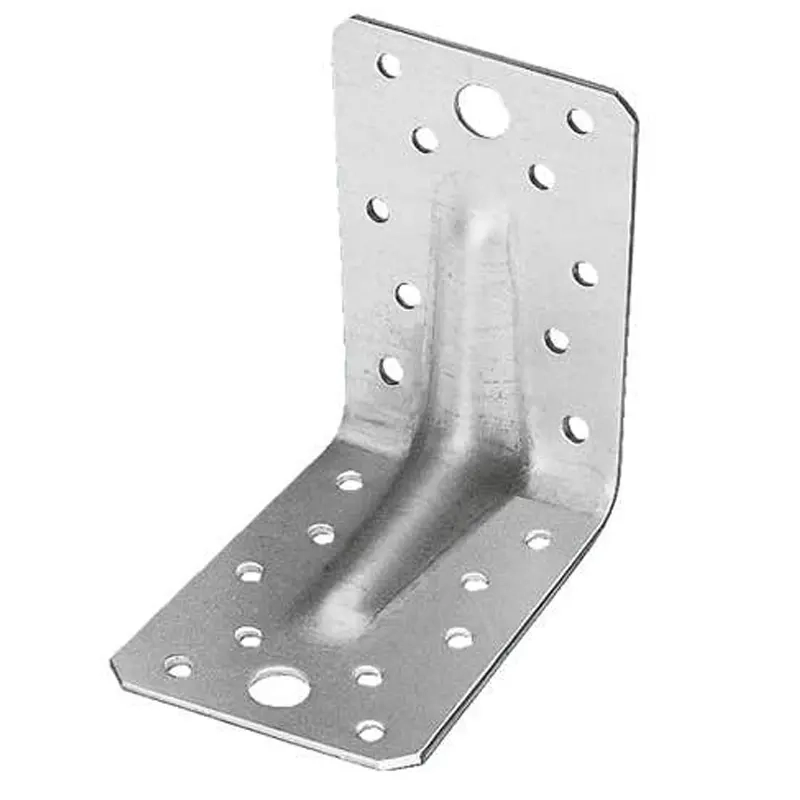Vinkelplade ZN 105x105x3,0x90 forstærket - Vinkeljern og perforerede plader - 4068362206979 - 0