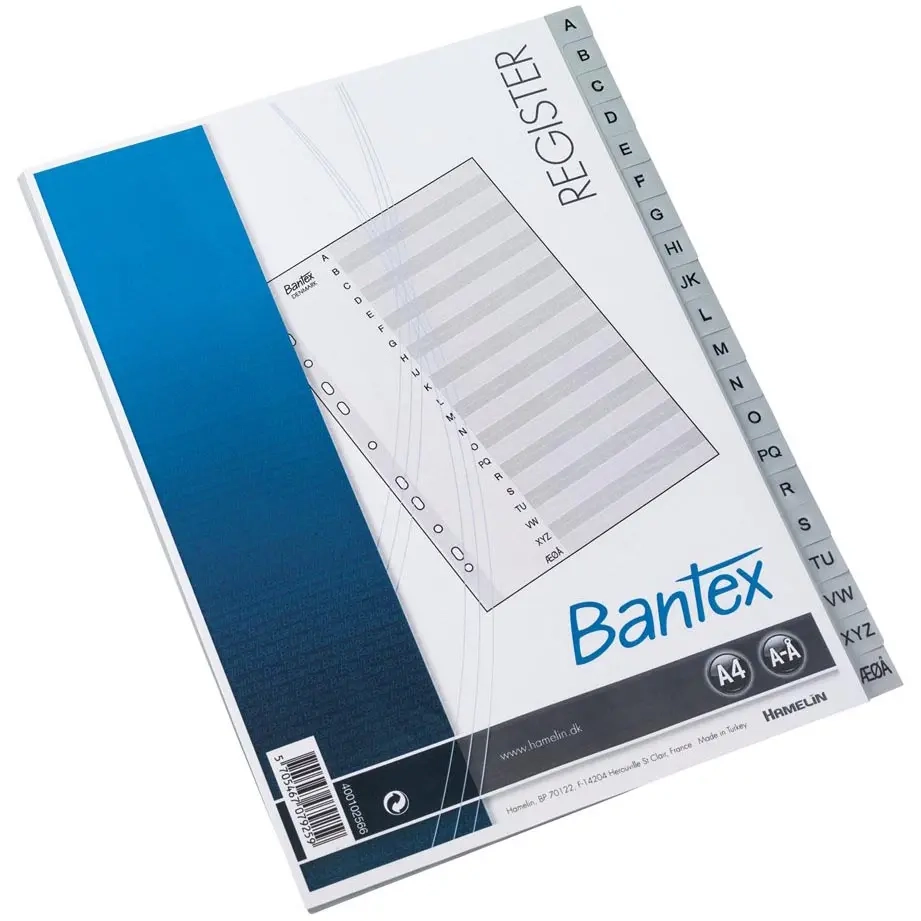 Faner A-Ø Bantex - Lommeregnere, mapper og plastlommer - 5705467079259 - 0