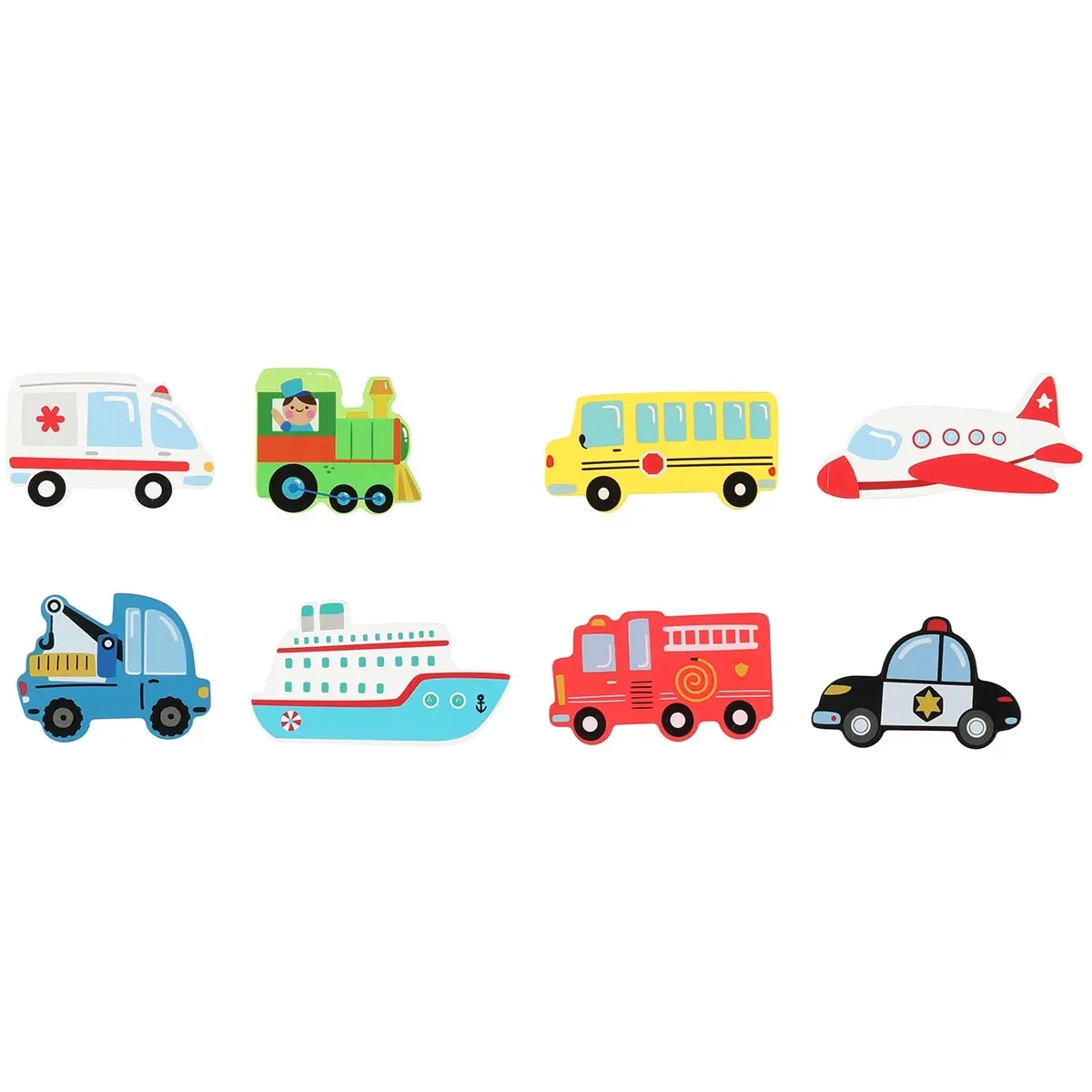 Träpussel Trafik - Pusselspel och brädspel - 6410416302393 - 1