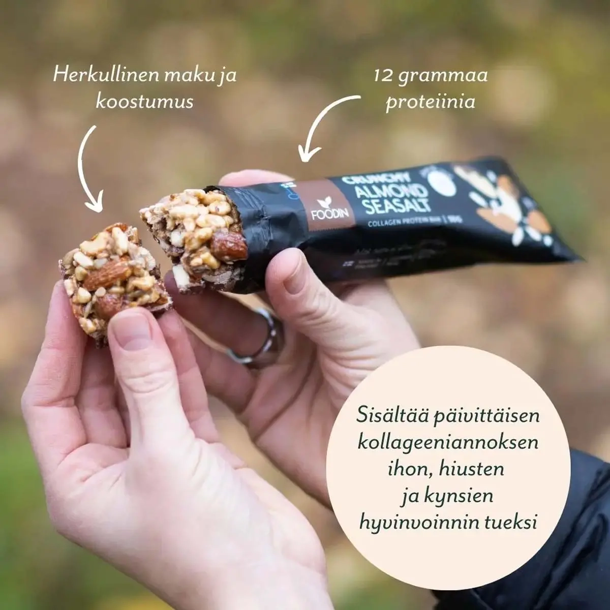 Mandel-havsalt proteinstång 50g -  - 6430048233124 - 2