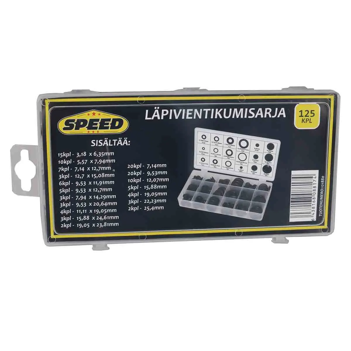 Udgangsforing gummi 125 - Pakninger og O-ringstætninger - 6438168088174 - 1