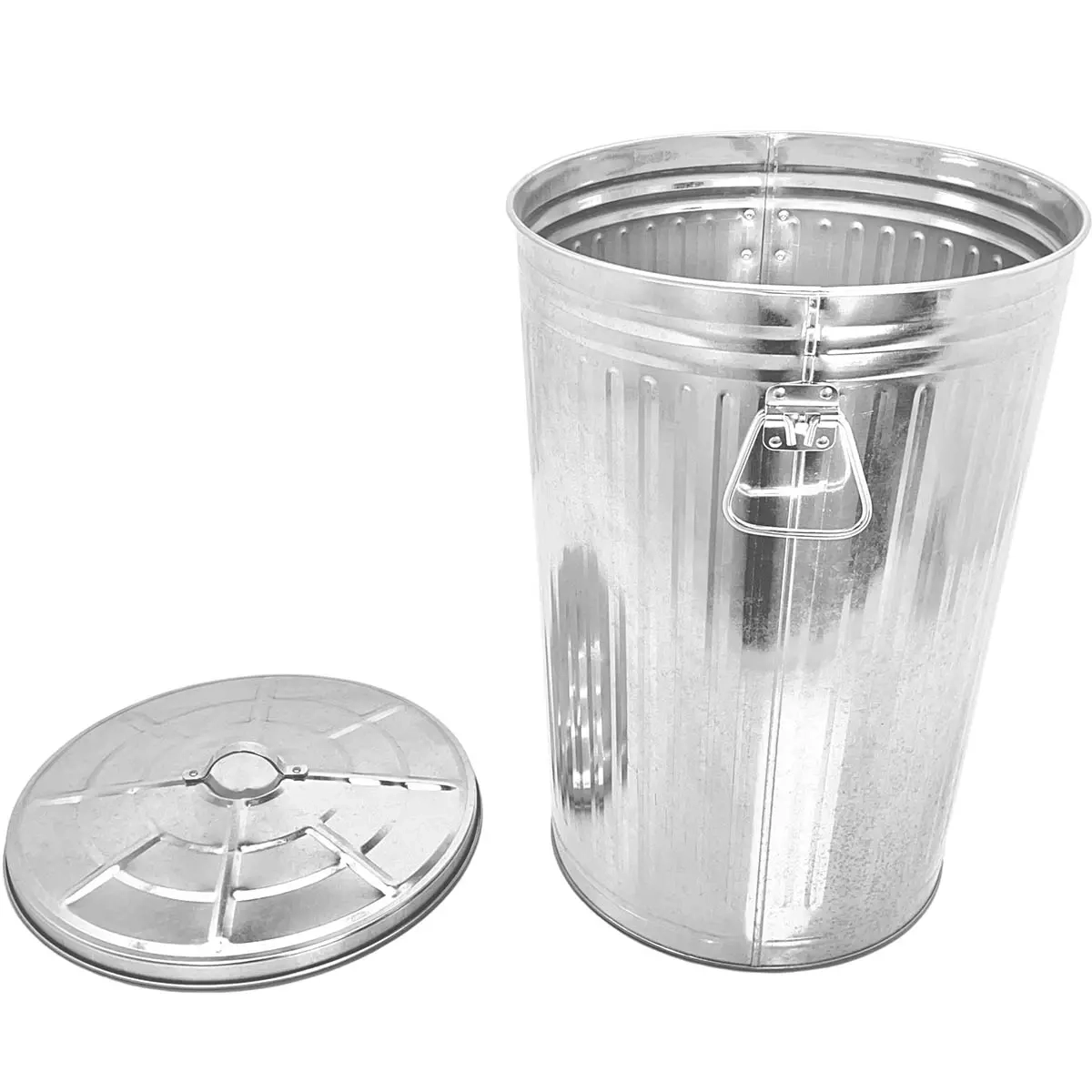 Zinkhink med lock 65L 42 x 58,5 cm - Zinkhinkar - 6438168112329 - 1