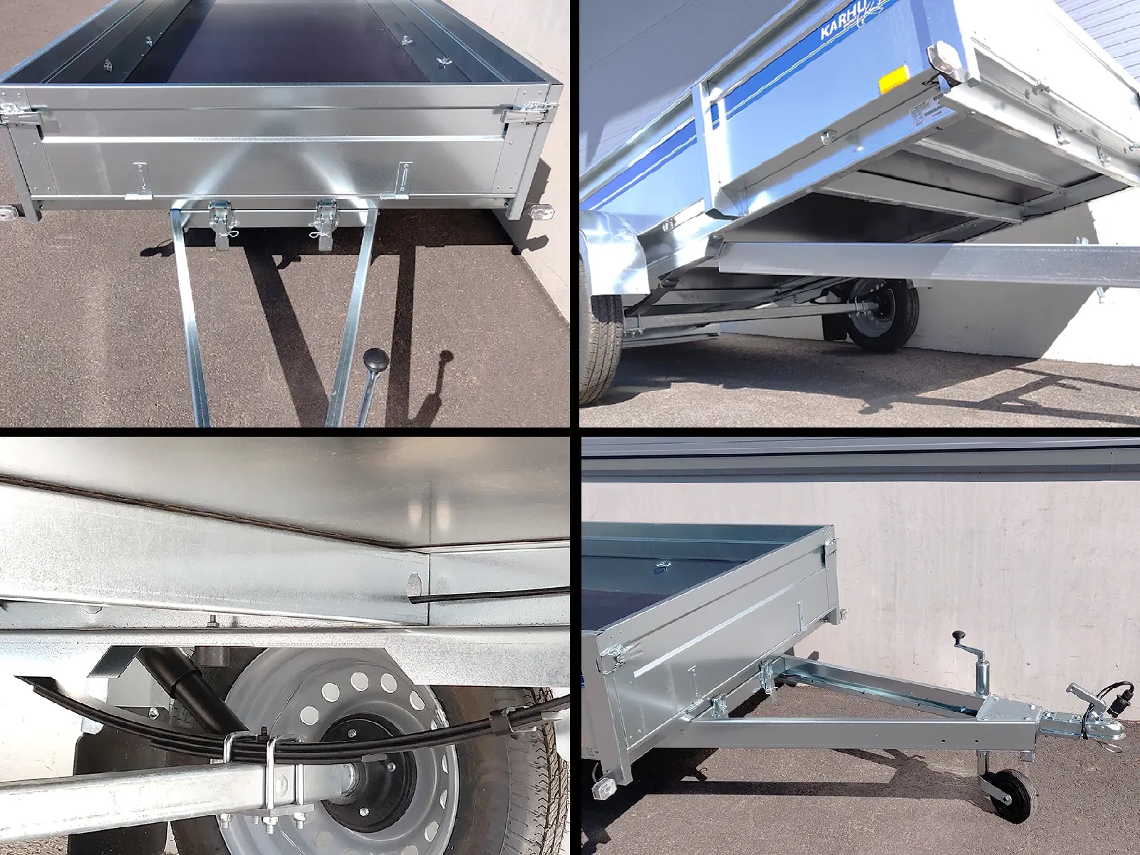 Släpvagn Karhu L 300cm tippflak - Släpvagnar - 6438471024296 - 3