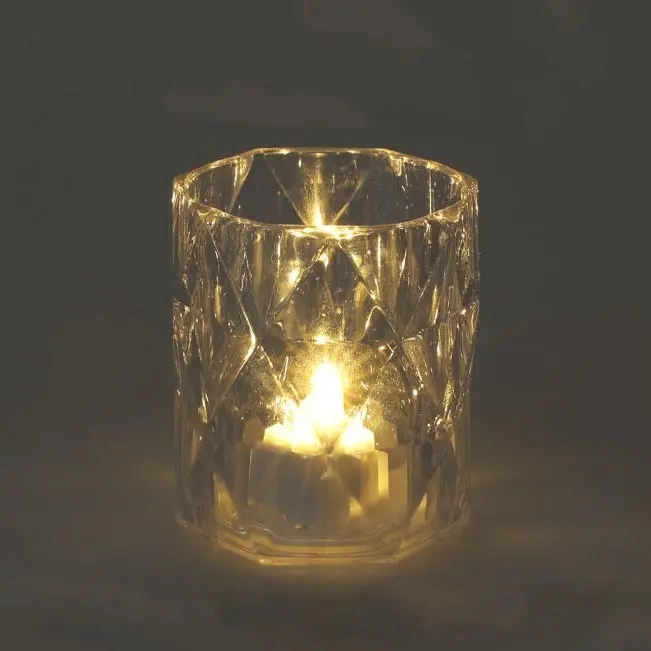 Ljuslykta Mini LED 6 cm klar - Led-ljus - 8720573782975 - 1