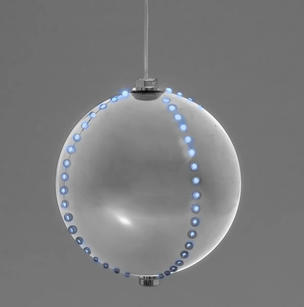 Ljuskula led Meteor 15cm silver - Dekorationsbelysning - 8721037161060 - 1