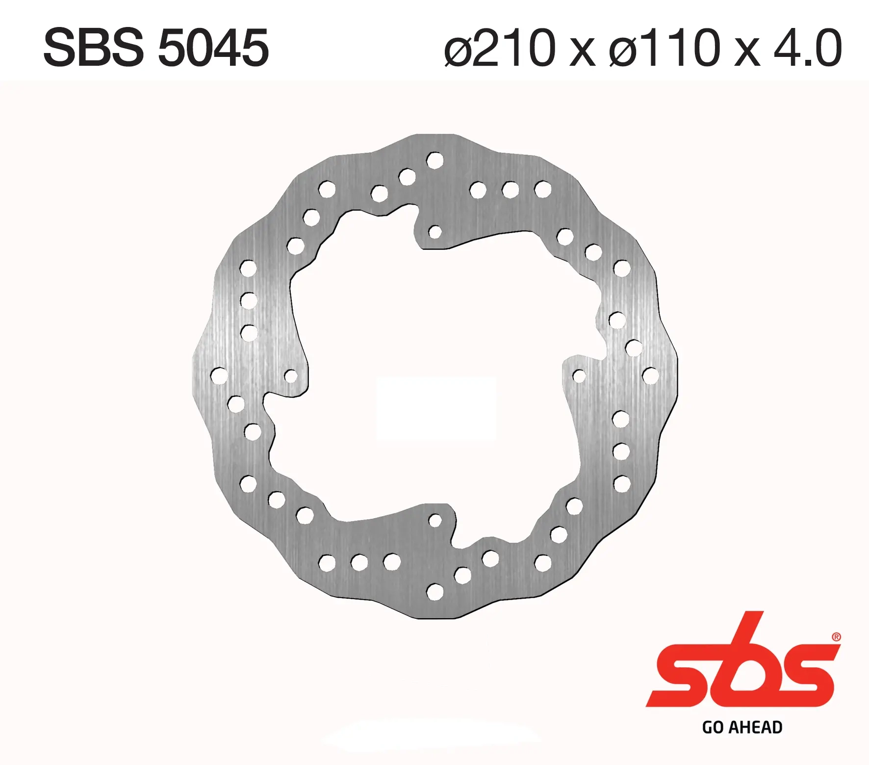 Bromsskiva för motorcykel SBS Standard. - Bromsskivor till motorcykel - 3795045 - 0