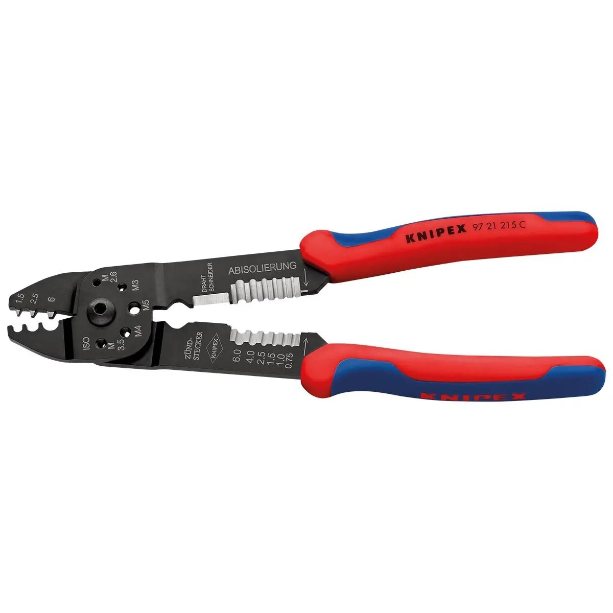 Abikopihdit 215mm Knipex - Kabelstripper og afisoleringstang - 4003773019701 - 1