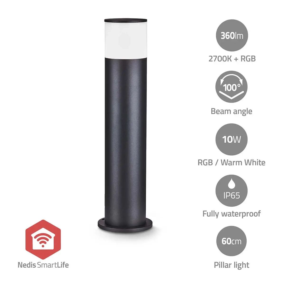 Udendørsbelysning Smartlife 360lm 60cm Zigbee - Væglamper og udendørs terrasselamper - 5412810444441 - 4