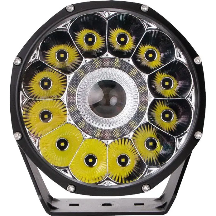 Arbetslampa LED+laser 150W 12/24V 185mm - LED-extraljus och LED-bar till bil - 5901508557957 - 1