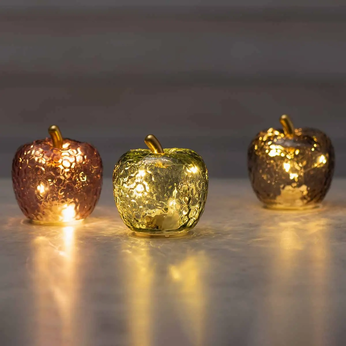 Lasiomena med LED-lys grøn - Ornamenter - 6410416573854 - 3