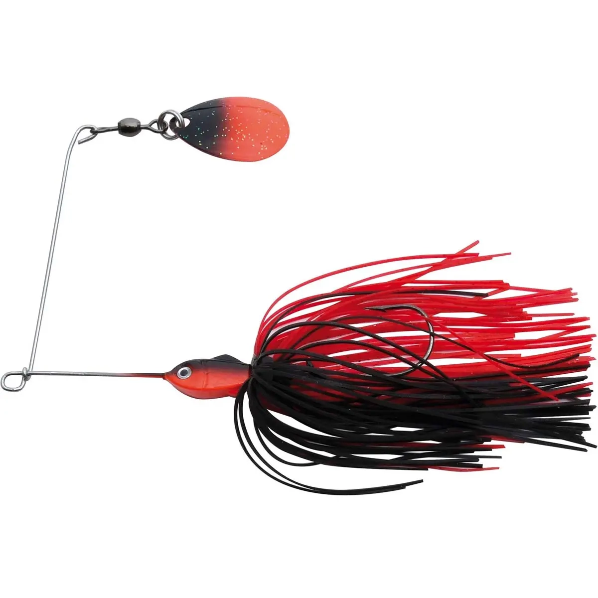 Spinny Spinnerbait 12g 02 Rød Sort - Spinner - 6417512525008 - 0