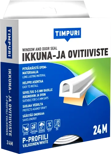 Tätningstejp P 24m vit - Pakninger og tætninger - 6418091704433 - 0