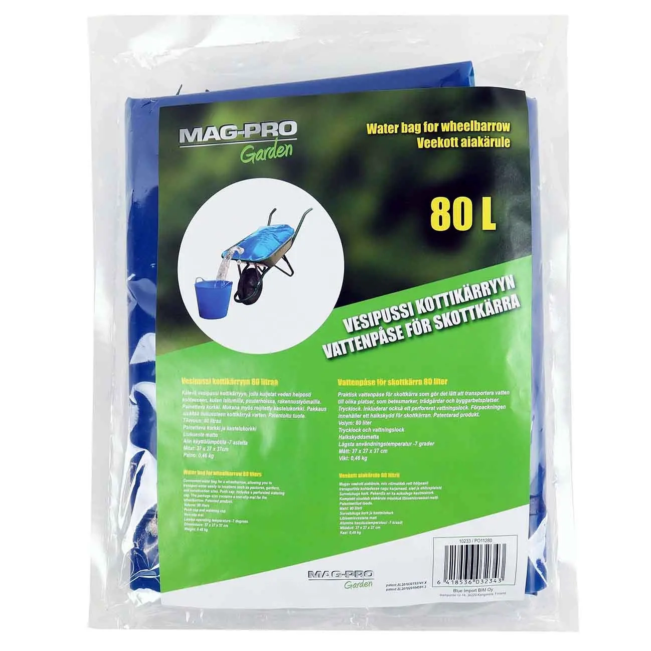 Vattensäck för skottkärra Mag Pro&nbsp;80L - Bevattningspistoler och vattenspridare - 6418536032343 - 0