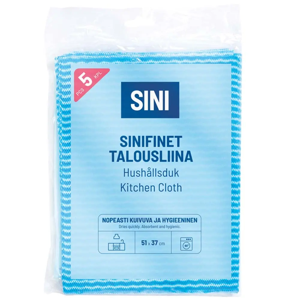 Sinifinet Køkkenrulle 5 stk - Rengøringsklude og svampe - 6423800035890 - 1