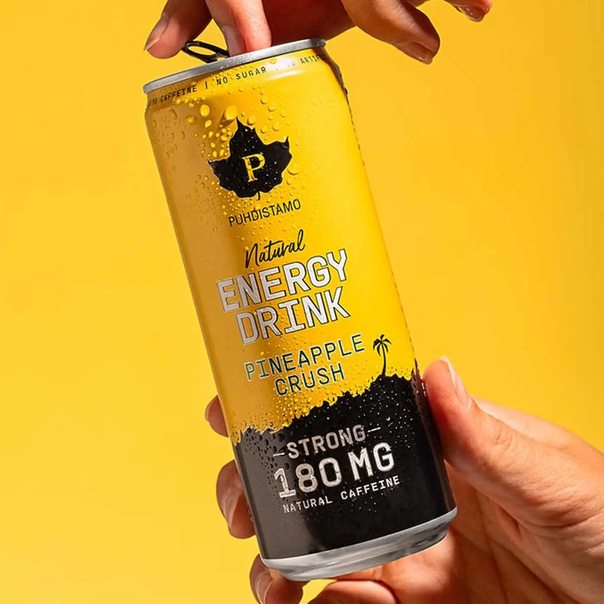 Natural Energy Drink Strong Pineapple Crush 24x330ml - Energidrycker - 6430028420155 - 1