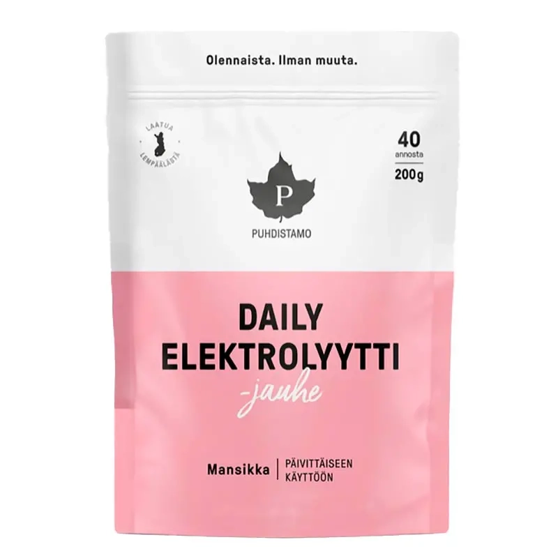 Puhdistamo Elektrolyt Pulver Daily Mans - Vitaminer og pulvere - 6430039229884 - 0