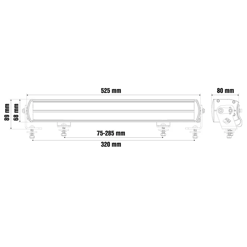 Lisægtslygte Optibeam Super Captain dual 600 - Ekstra lys - 6430054812610 - 3
