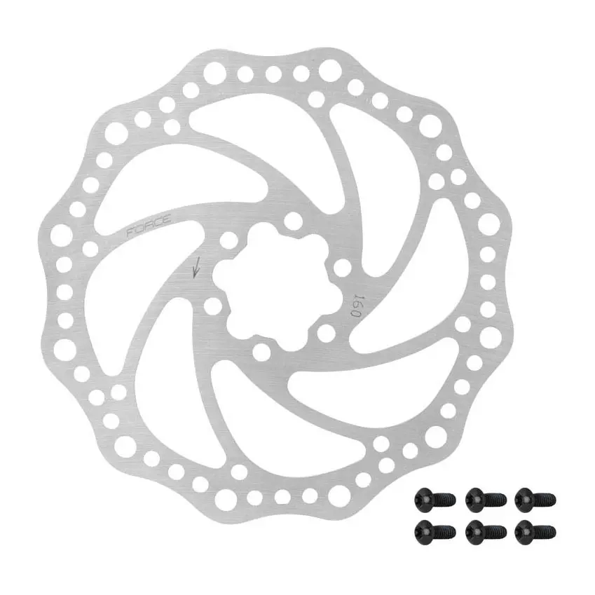 Bromsskiva för cyklar 180mm 6-bult - Cykelbromsar - 6438131048525 - 0