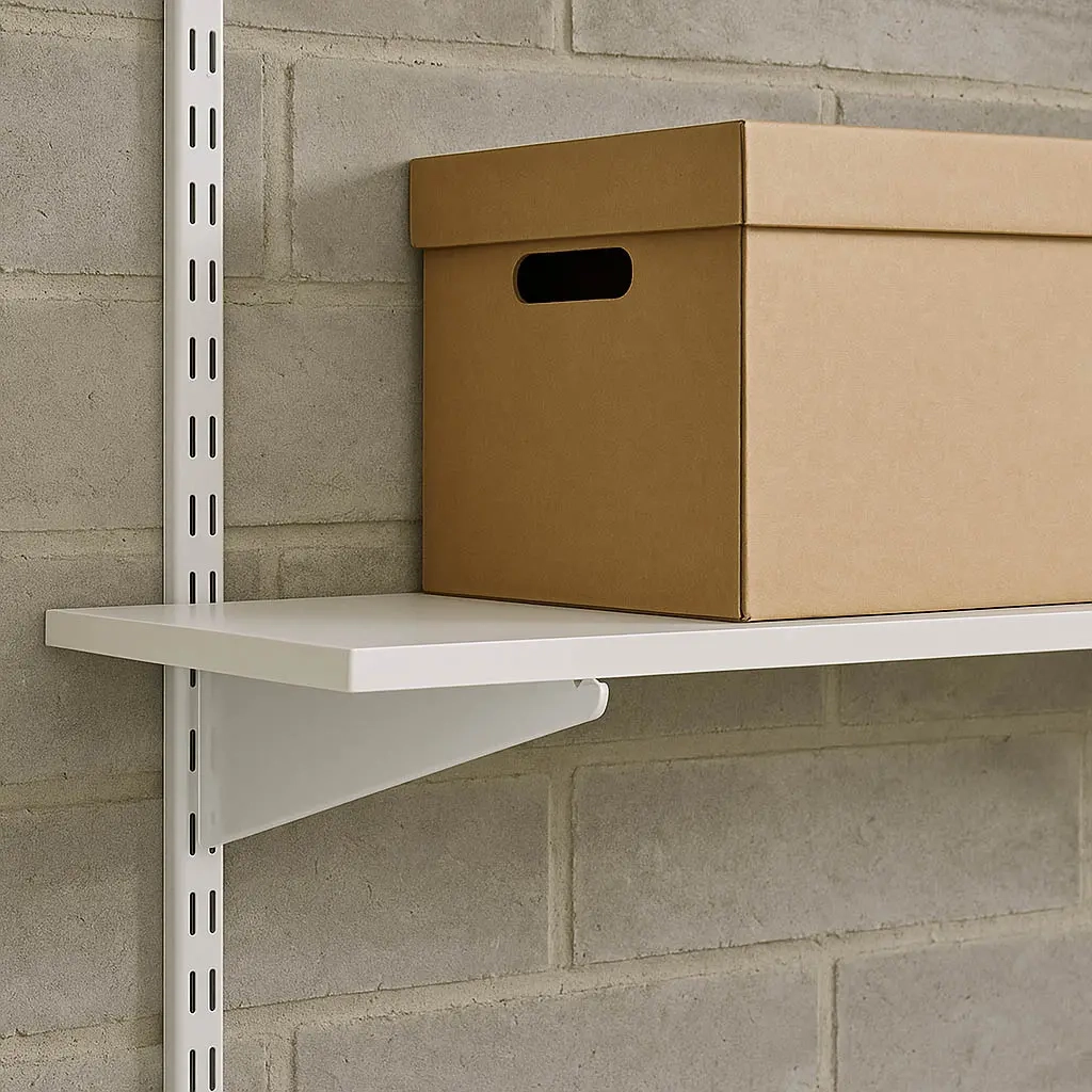 U-byrå HD 47cm vit - Hyllskenor, hyllstöd och rör - 6438168117119 - 1