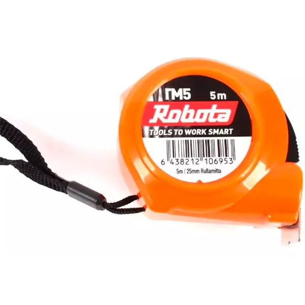 Robota Rullebåndmåler MT5 5m/25mm - Målebånd - 6438212106953 - 0