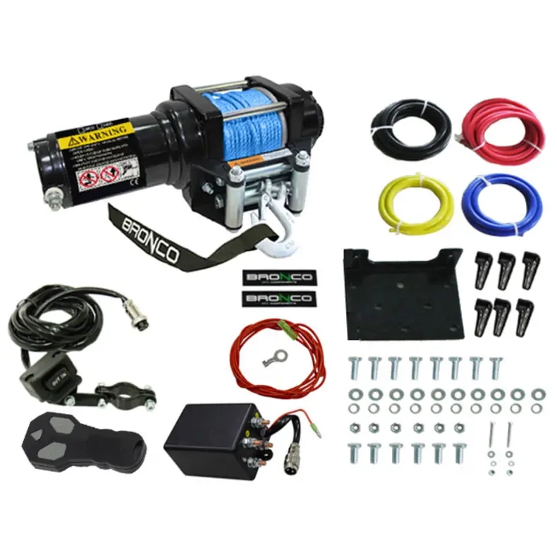 Vinssi Bronco Gen II 2000lbs med 10m reb - ATV spil - 6438235266832 - 0