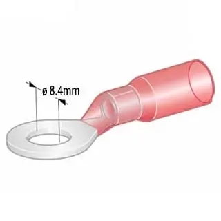 Tætningsringstik M8 0,5-1,5mm2 5stk - Krympeslange og universaltilbehør - 6438255200632 - 1