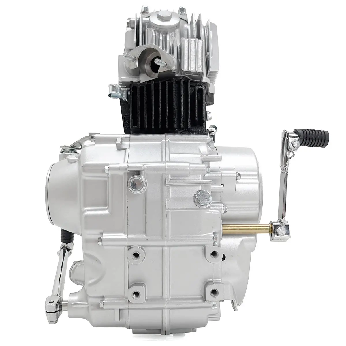 Motor 110CC Lifan CR110F 4-Gear, kobling - Motocross- og knallertudskiftningsmotorer - 6438471023862 - 4