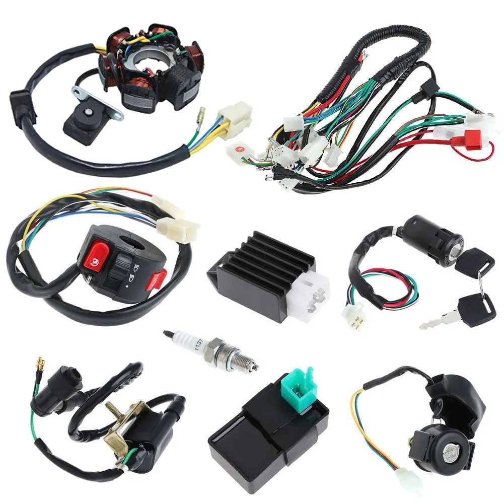 ATV KOMPLETT KABELSATS MED STATOR - Elsatser och startmotorer till ATV - 6438471025903 - 0