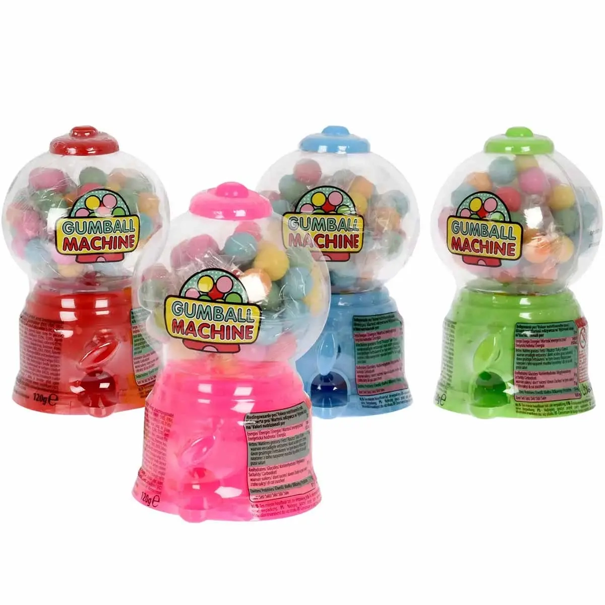 Tuggummiautomat 120 g - Pastiller och tuggummin - 8713305820908 - 0