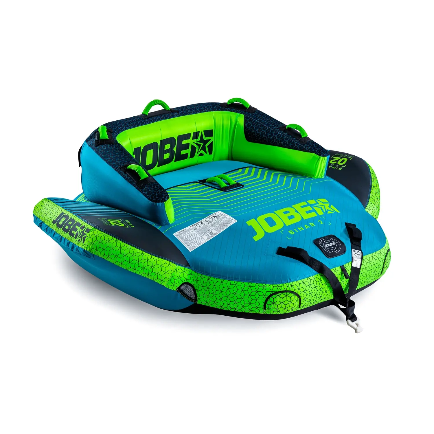 Jobe Binar Vattensoffa 2P 215x183cm - Wakeboards, vattenskidor och towables - 8718181302555 - 0