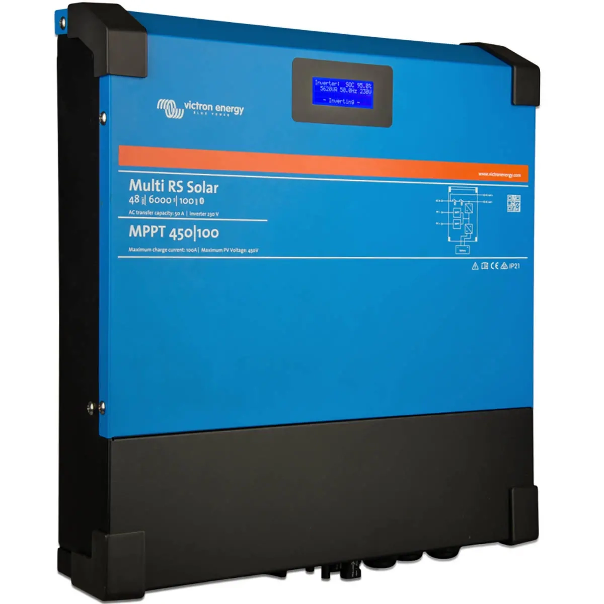 Victron Multi RS Solar 48/6000/100-450/1 - Laderegulatorer til solpaneler - 8719076056690 - 2