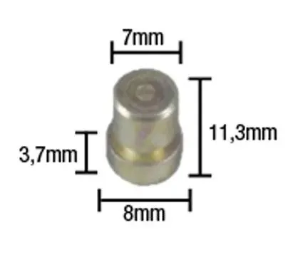 Plæneklipper knæk tap 8/7mm 11,3mm - Plæneklipper udstødningsrør, rammedele - 4023055692866 - 1