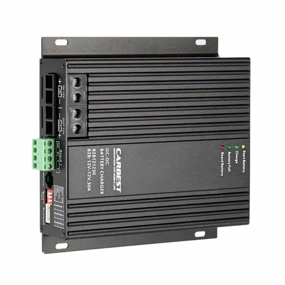 Carbest DC-DC-laddningsbooster 12V 30A - 230V el för husbil och husvagn - 4043729173453 - 3