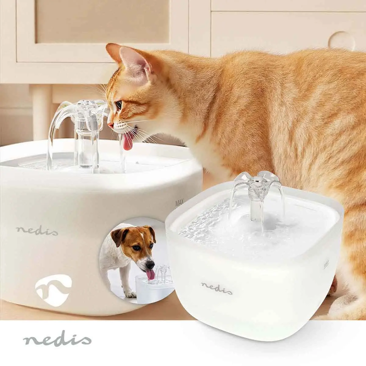 Dryckesstation för katter och hundar 2L - Hundens matplats - 5412810477050 - 1