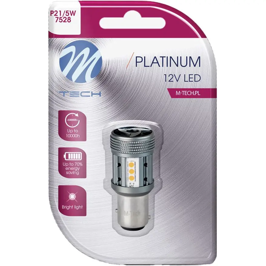 LED-pære Platinum 1157 P21/5W BAY15d. - LED-lys og LED-sæt - 5901508554932 - 0
