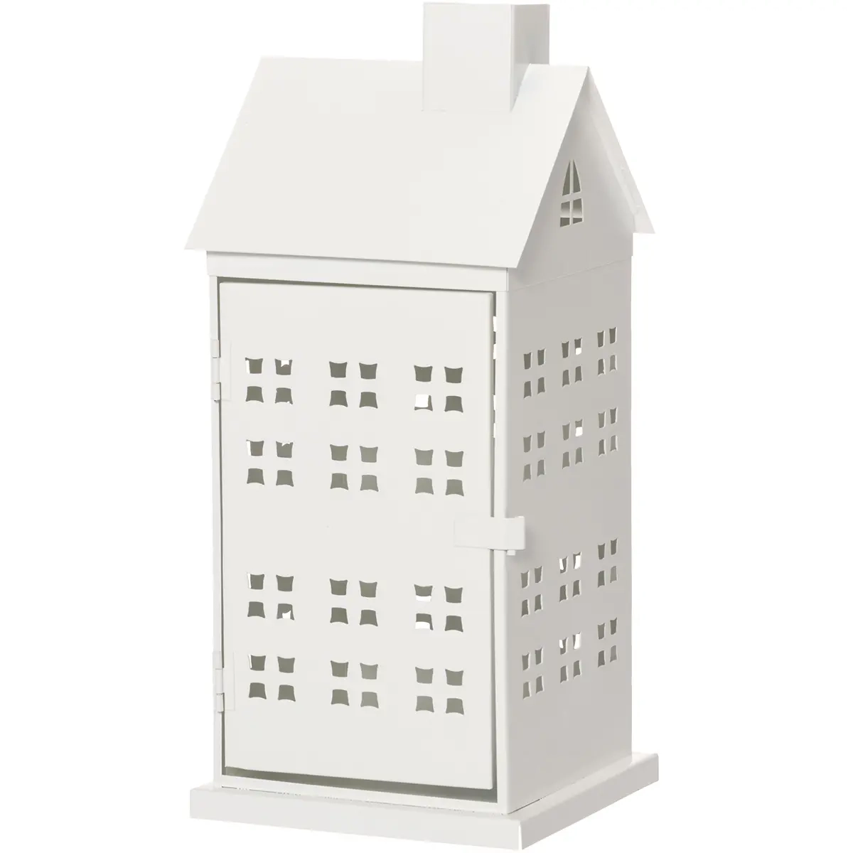 Lanterne Hus hvid 34 cm - Lanterne - 6410416406596 - 0