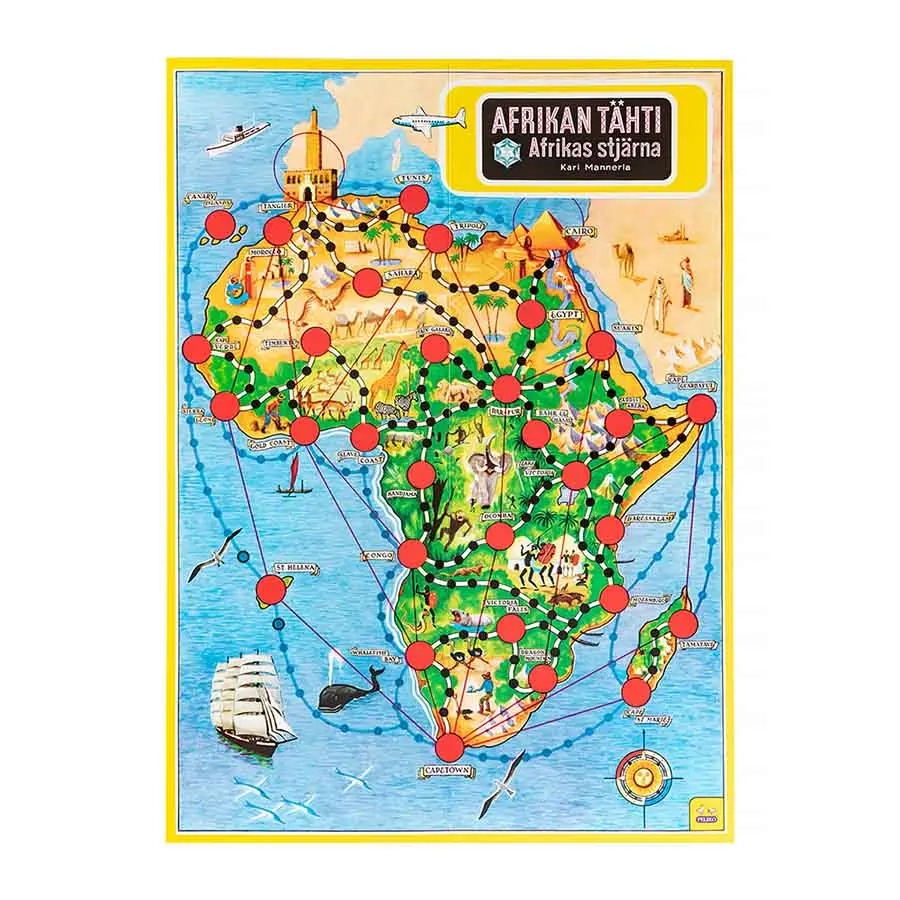 Afrikas Stjärna brädspel Peliko - Pusselspel och brädspel - 6416844856019 - 2