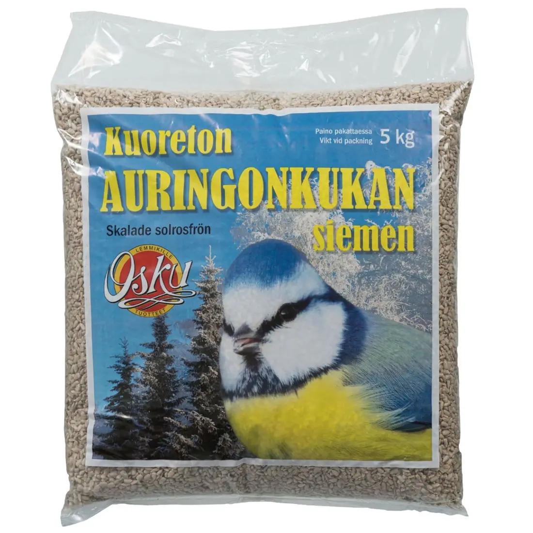 Solsikkefrø, afskallede 5 kg - Solsikkefrø og frøblandinger - 6418333000446 - 0