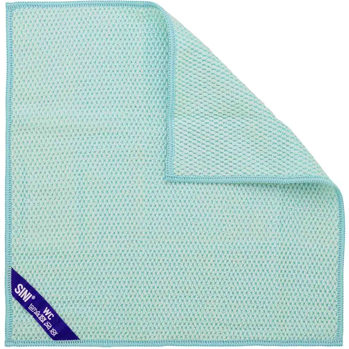 Sini WC-klud mikrofiber 30x30cm turkis - Rengøringsklude og svampe - 6423800035968 - 0