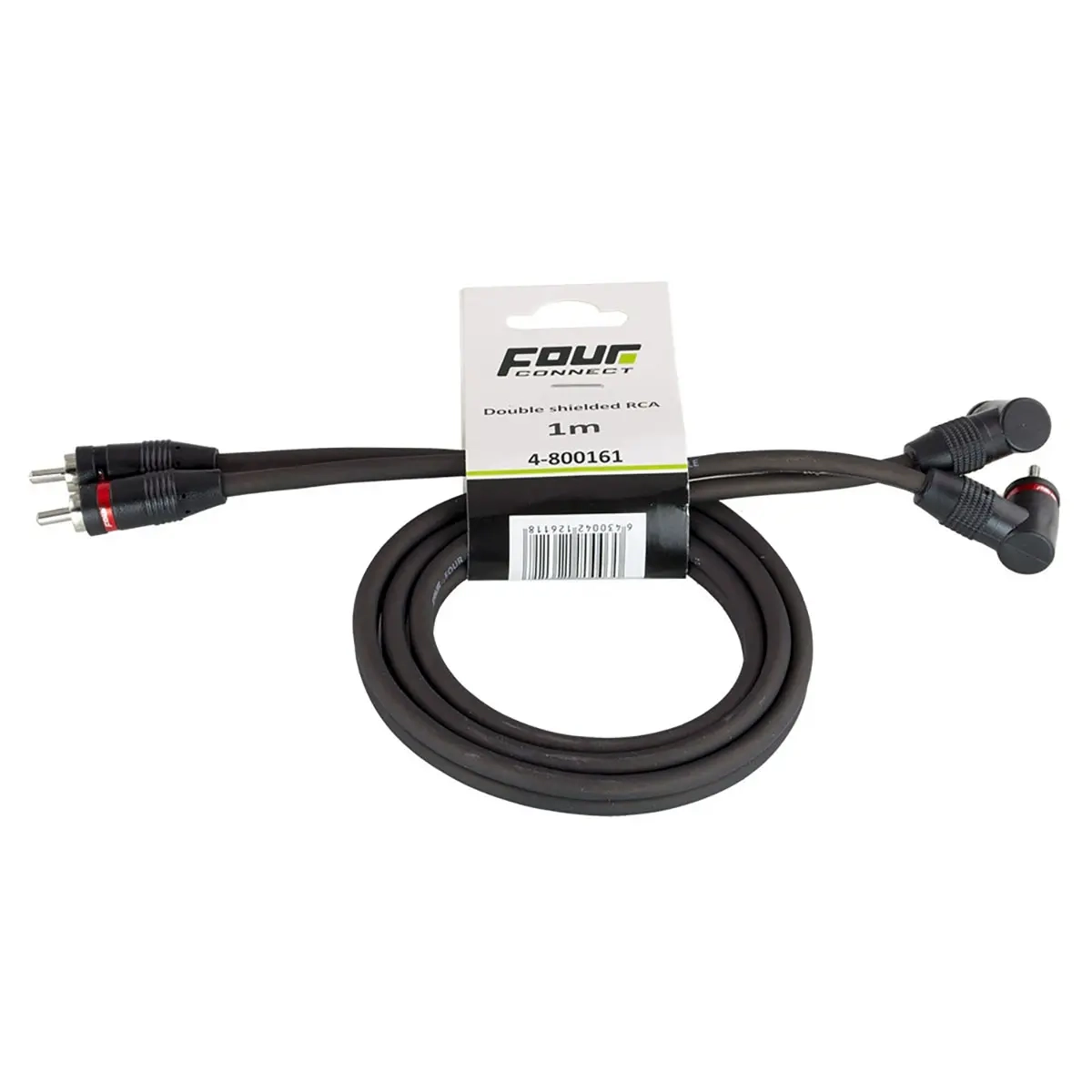 Kabel 4-800161 Basic RCA 1,0m - Kabelkit till bilslutsteg - 6430042126118 - 0