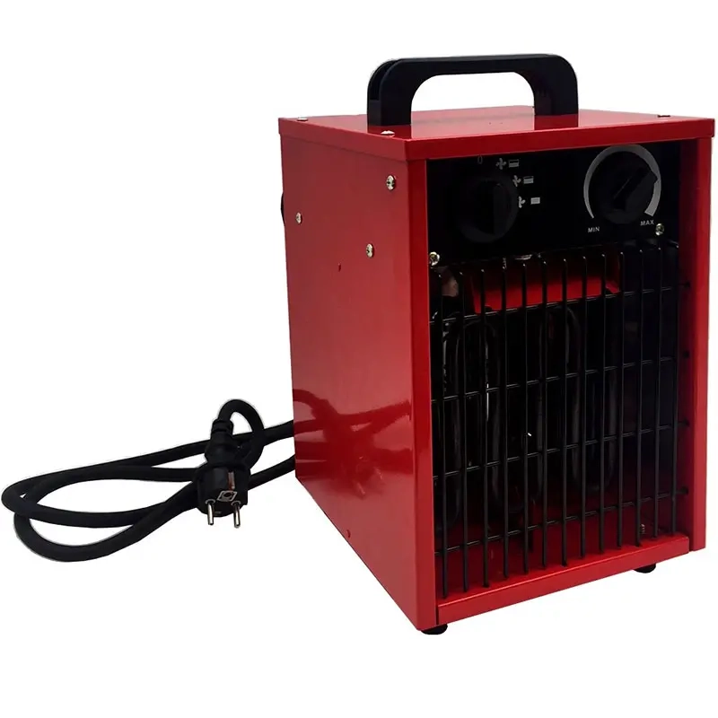 Bygvarmer Duro 5kW 400V kraftstik - Varmeblæsere og byggevarmere - 6438168099439 - 1