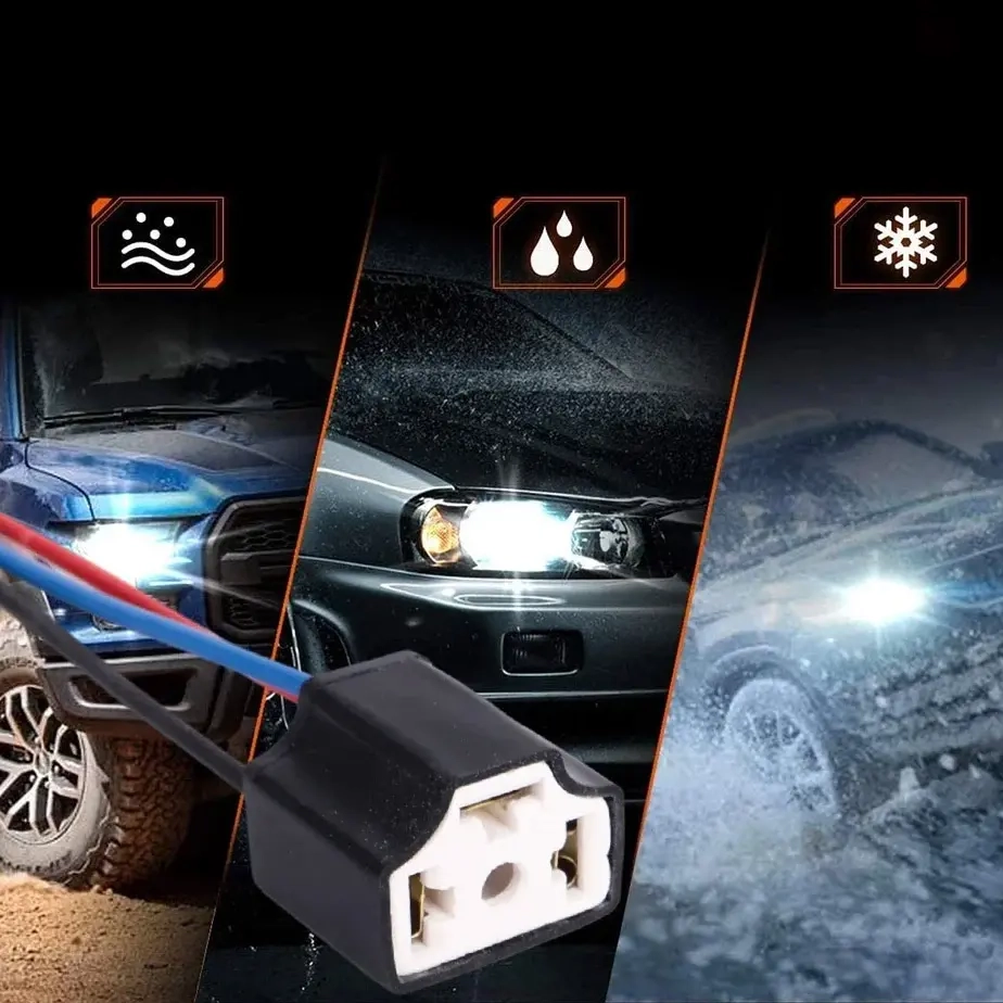 Lampsockel för H4-lampa 2-pack Universal - Övriga bil lampor och tillbehör - 6438471290158 - 2