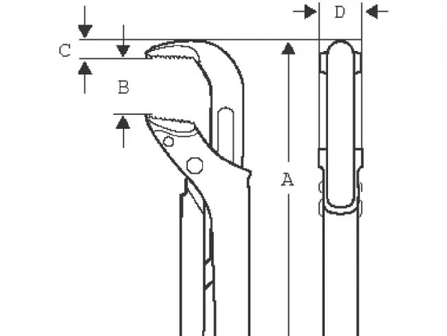 BAHCO RÖRTANG 430mm - Rörtänger och bultsaxar - 7314150103744 - 1