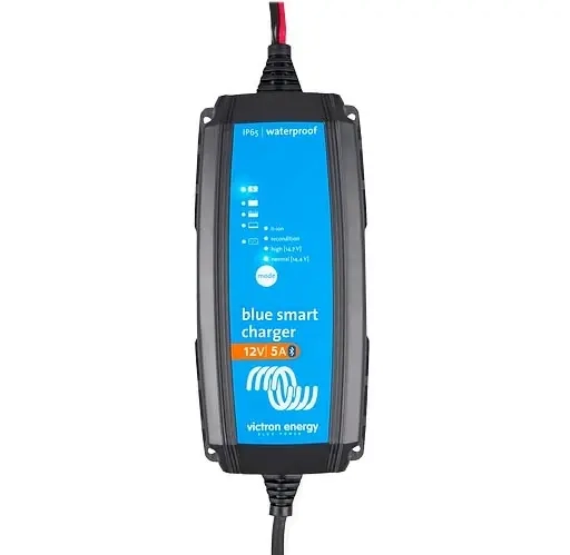 Victron Batterioplader 12V/5A Blue Smart - Laderegulatorer til solpaneler - 8719076039976 - 0