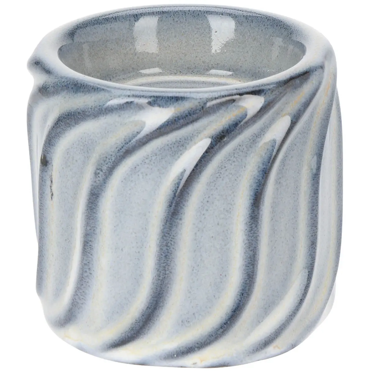 Stearinlys kop Wave 8cm sortiment - Lysestager og fyrfadsstager - 8720573727327 - 2
