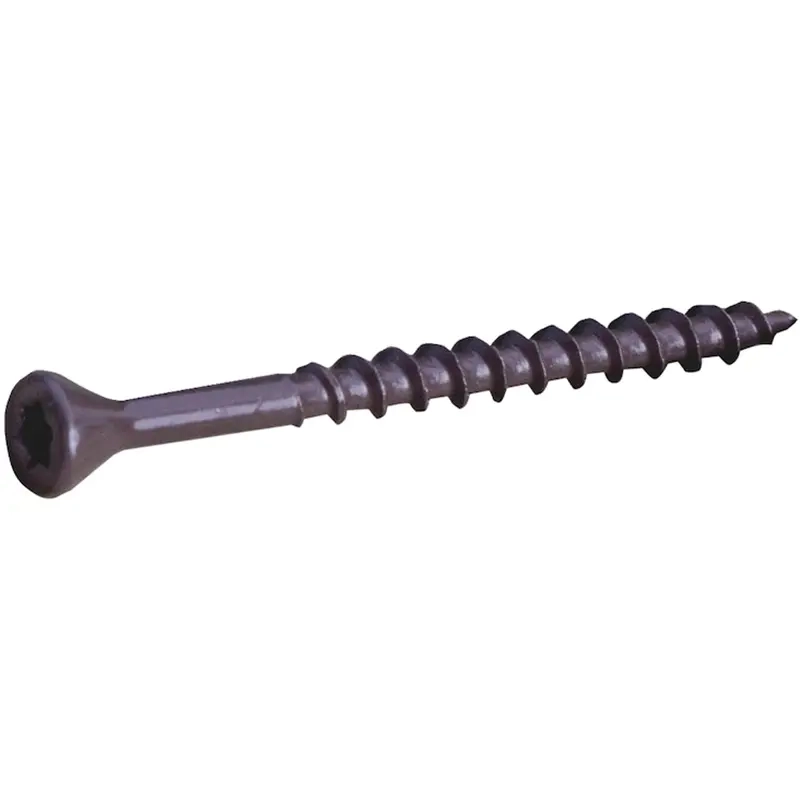 Terrasseskruer TX20 4,8x90 brun 250 stk - Skruer og altanskruer - 4053479903088 - 0