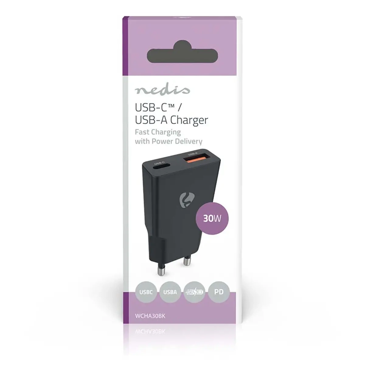 Væglader 30 W - Mobil oplader - 5412810470280 - 3