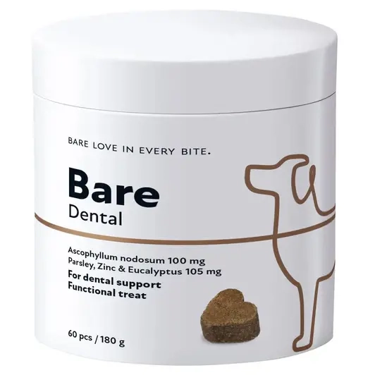Bare Dental Funktionel tyggepind 60 stk - Hundegodbidder og lækkerier - 5700551173660 - 0