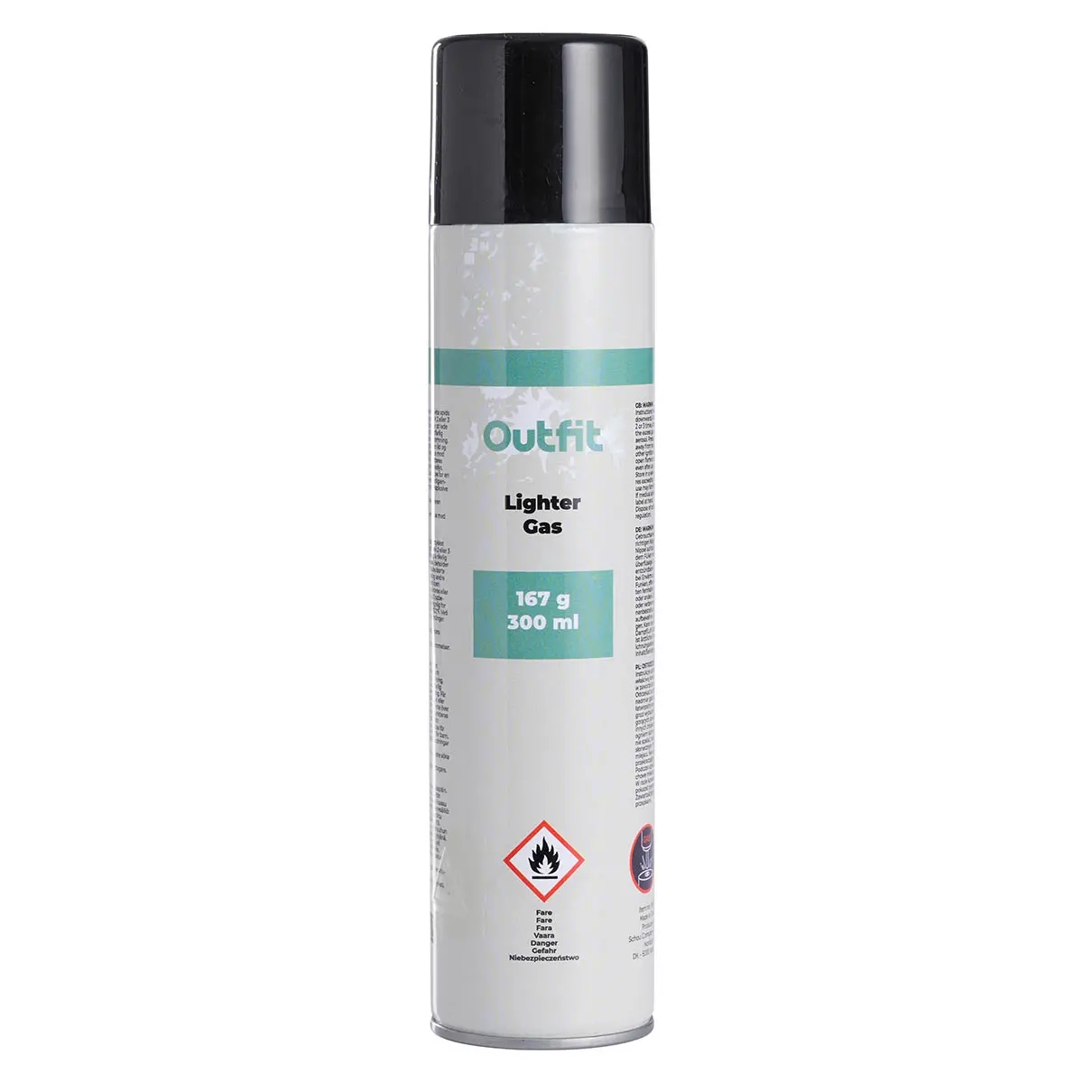 Gasbrænder 300 ml OutFit - Gaslightere og tændstikker - 5709386964689 - 0
